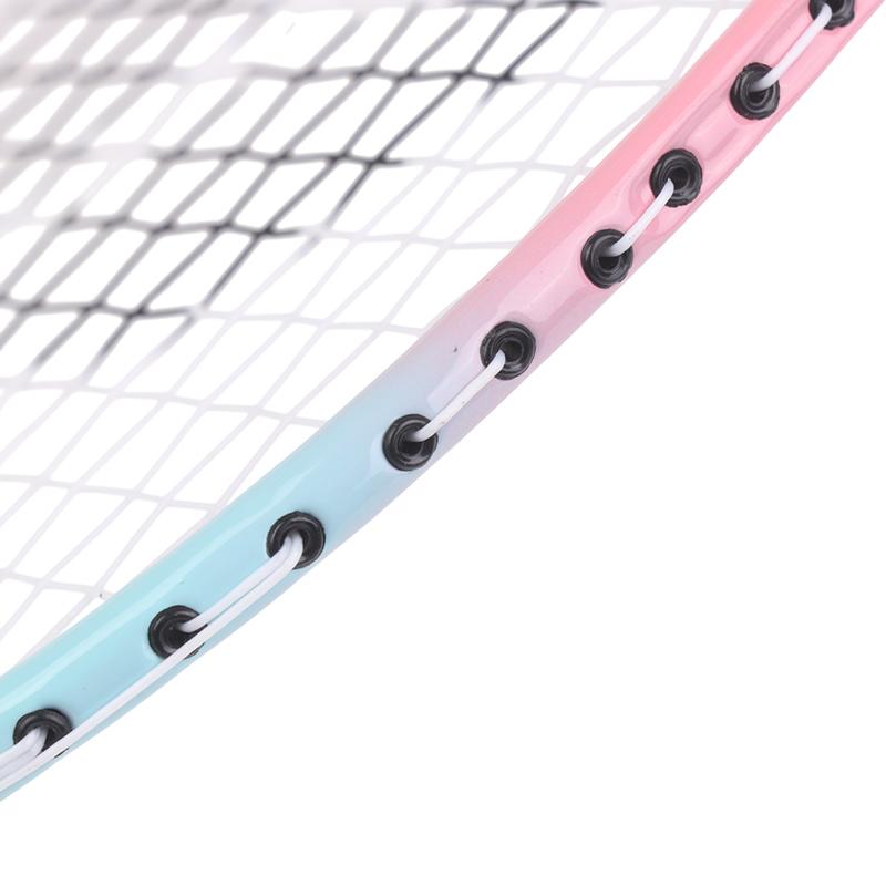 Eisenlegierung Badminton Schläger Mit 3 Nylon Federbällen/1 Tragetasche Für Anfänger Langlebiges Badminton Set Sport Fitnessgeräte