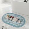 Quick Dry Bathroom Mat Weaving Texture Floor Mat Creative Absorbent Mat  Laundry Room