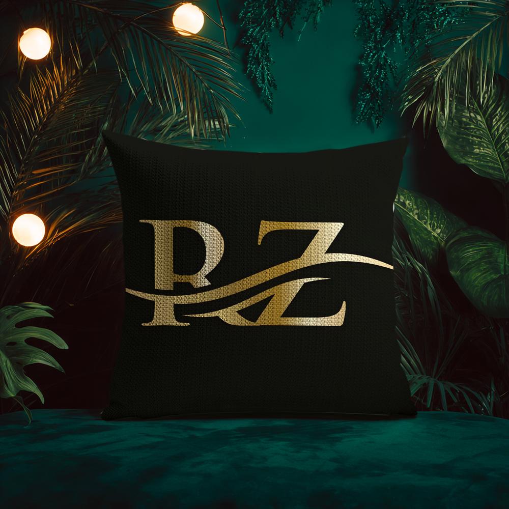 Fast Fashion Elegant Design ZARAA Cushion Cover Silky elegant Comfort Sofa Bed Invisible zipper Beach pillowcase