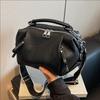 Popular Niche Retro Versatile Handbag Bag Women's New Fashionable Soft Leather Single Shoulder Crossbody Pillow Bag
