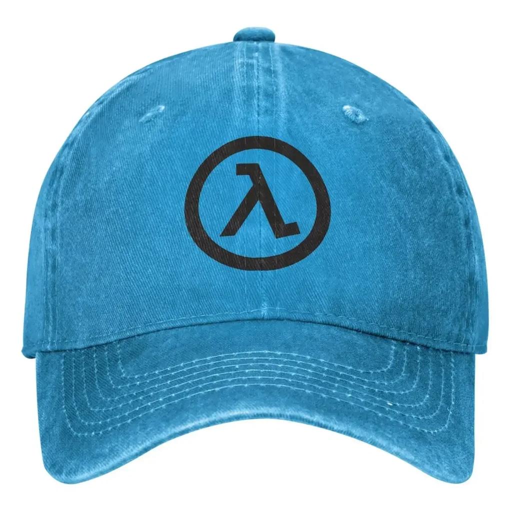 Black Mesa Half Life Lambda Baseball Cap Game Vintage Unisex Adult Trucker Dad Hat Design Outdoor Sun Snapback Cap Gift Idea