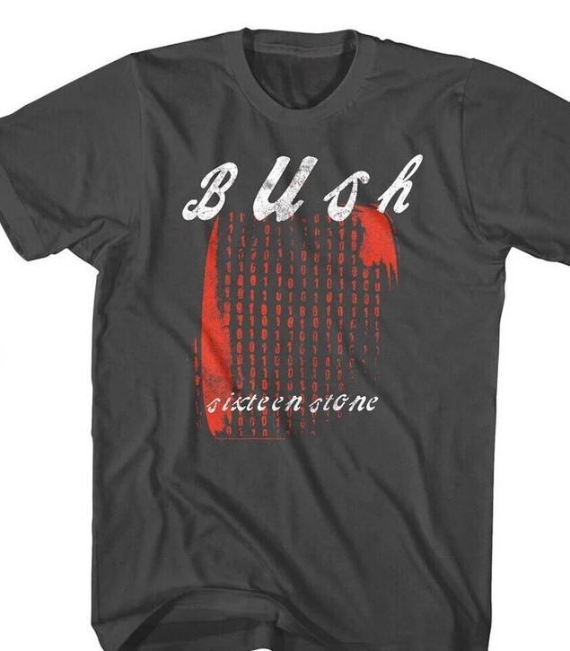 SALE Remake 90s Bush Sixteen Stone T-Shirt Grunge Rock Band Unisex T-Shirt S