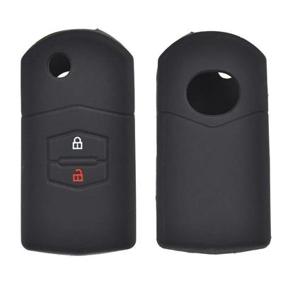 2 Button Silicone For Mazda Demio 2 3 5 6 M2 M3 M5 M6 CX-5 CX-7 CX-9 RX-8 MX5 MPV Car Remote Key Fob Shell Cover Case