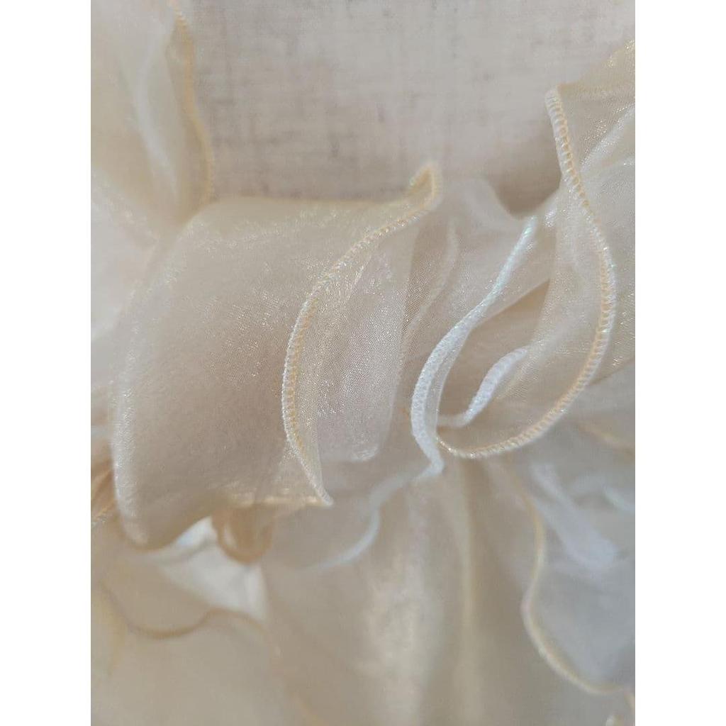 Used AIMER Wedding Party Organza Bijou Shawl Stole