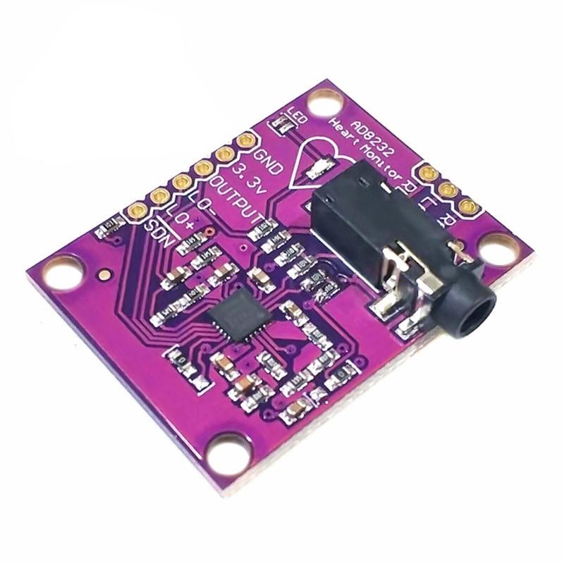 AD8232 ECGs Measurement Module for Real Time Heart Rate Signal Detection and Applications