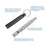 New Pet Dog Training Adjustable Whistle Ultrasonic Dog Whistle with Keychain for Dog Pet Clicker