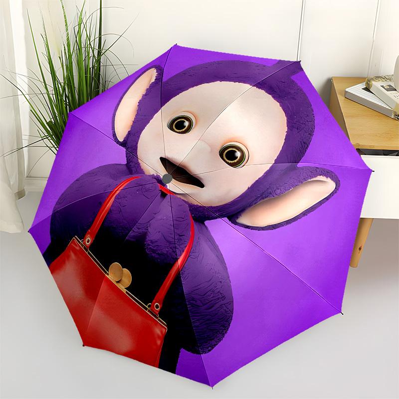 

Teletubbies Automatic Opening and Closing, 8 rib Structure Portable Umbrella, Suitable for Men and Women in All Seasons Perfect Gift for Ho