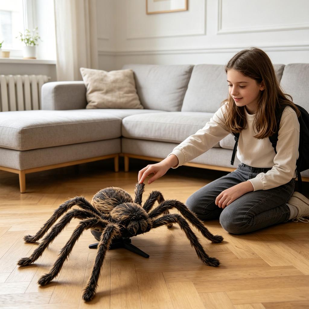 Realistisches Hüpfspielzeug für Halloween-Party-Streich, Krabbelnde Fälschung