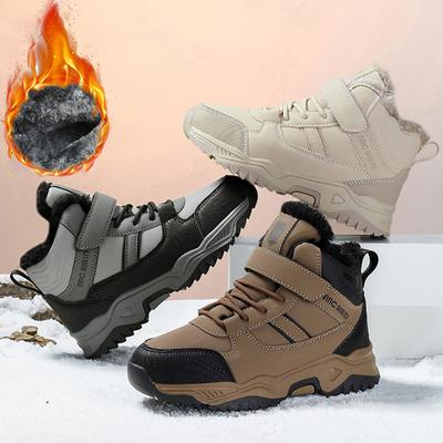 31-40 Inverno Ragazzo Più Velluto Caldo Scarpe da Trekking Outdoor Scarpe di Cotone Scarpe da Trekking in Cotone Stivali da Neve per Bambini