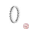 New Fashion100 %925 Silver Rings Shining Row Of Zirconia Eternity Rings For Women Engagement Jewelry Anniversary