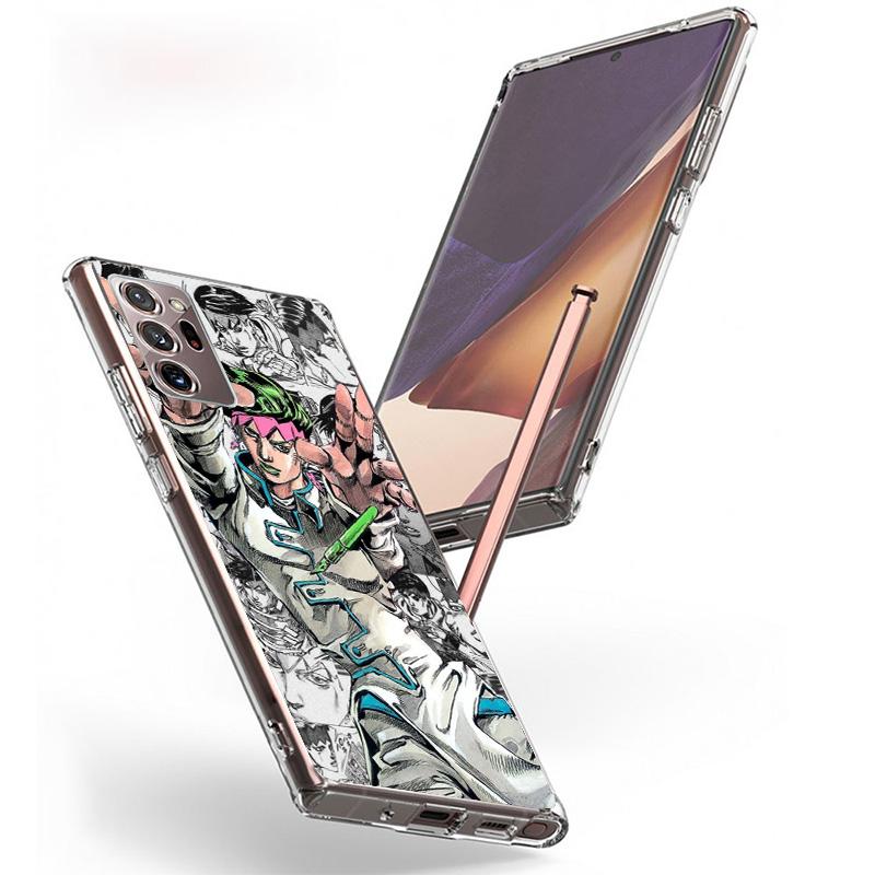 JoJo Bizarre Adventure Rohan Kishibe Cover Phone Case For Samsung Galaxy S26 S25 Edge S24 Ultra S23 S22 Plus S21 S20 FE Soft Fun