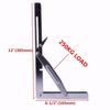 2 Pieces Folding Heavy Duty Shelf-Bracket Bench Table Folding Shelf or Bracket, Max. Load 550lbs
