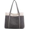 Manukori tote bag women canvas A4 size large capacity shoulder carry.