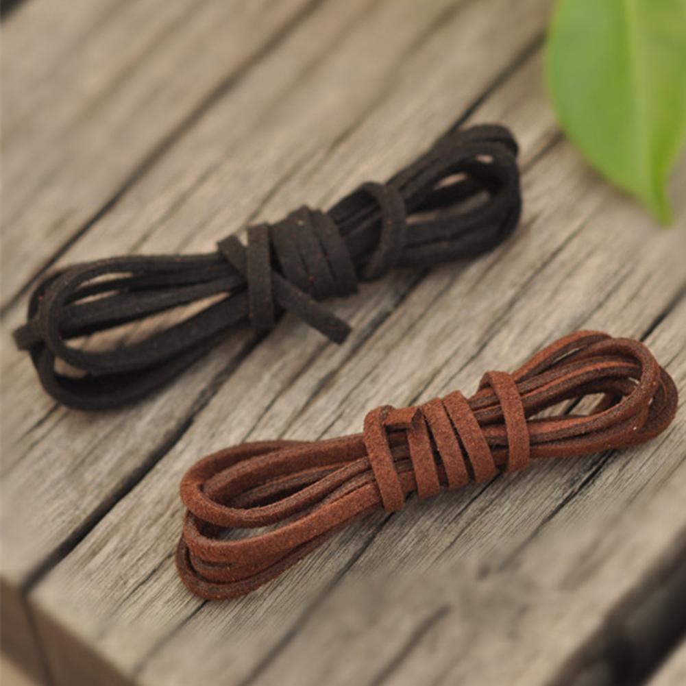10X Black Coffee Suede Leather String Necklace Cords Making DIY 50cm Jewelry T8P2