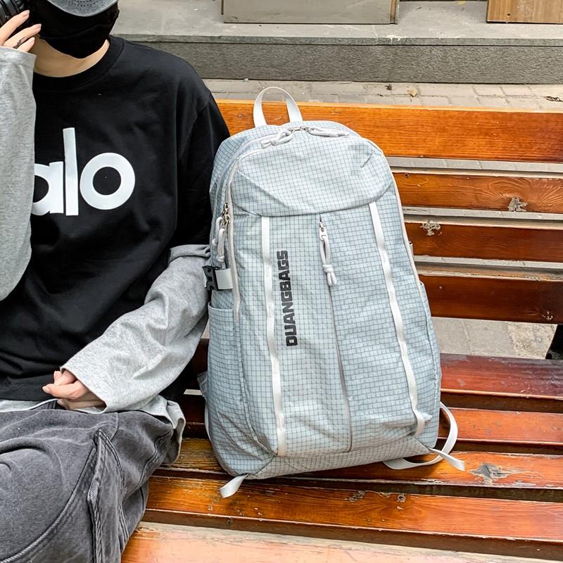 Damen Leichter Rucksack Herren Großer Rucksack Studenten Karorucksack