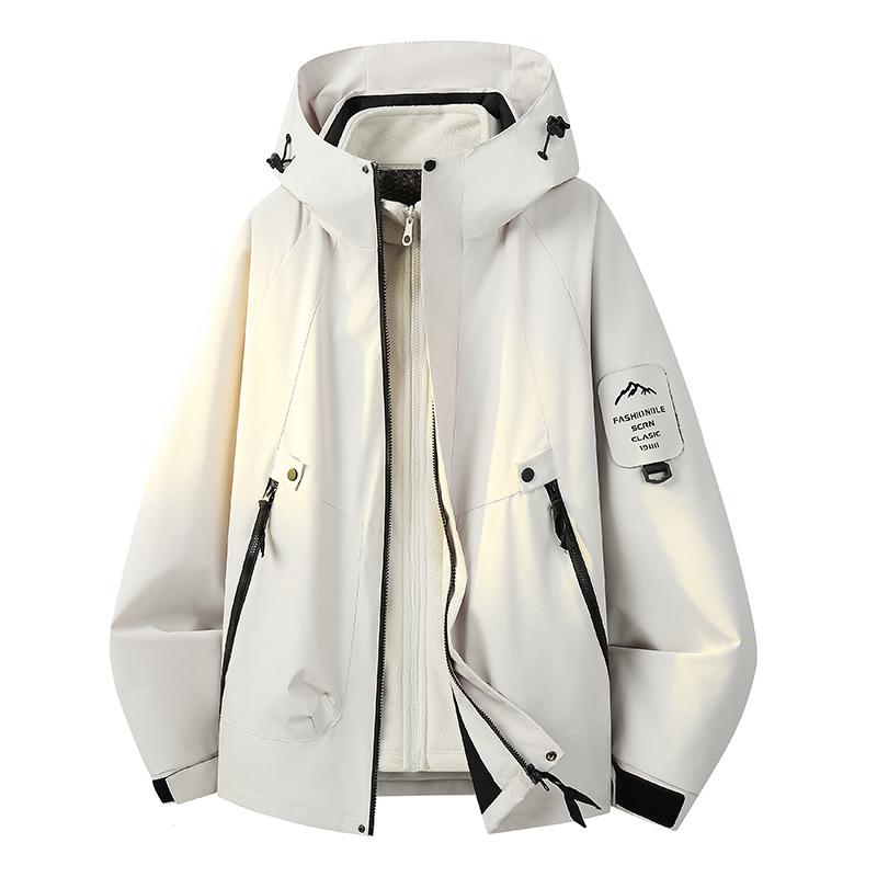 2518 Dreifach-Graphen-Futter Partnerjacke für Damen und Herren Winddicht Wasserdicht Outdoor-Sport Bergsteigeranzug Gruppenkauf