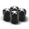 4Pcs Car Tire Valve Stems Cap Aluminum Wheel Stem Air Caps For Peugeot 108 106 406 407 408 206 207 208 306 307 308 508 2008 3008