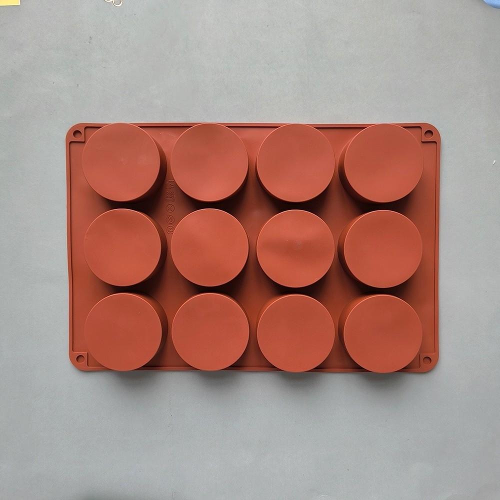 Round Shape Cake Puck Mold 12-Cavity DIY Cake Core Tool New Cake Pop Molds Home Baking
