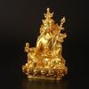 Resin Padmasambhava Statue Tibetan Buddhist Figurine Hand Painted Fine Craft Home Office Desktop Car Ornament