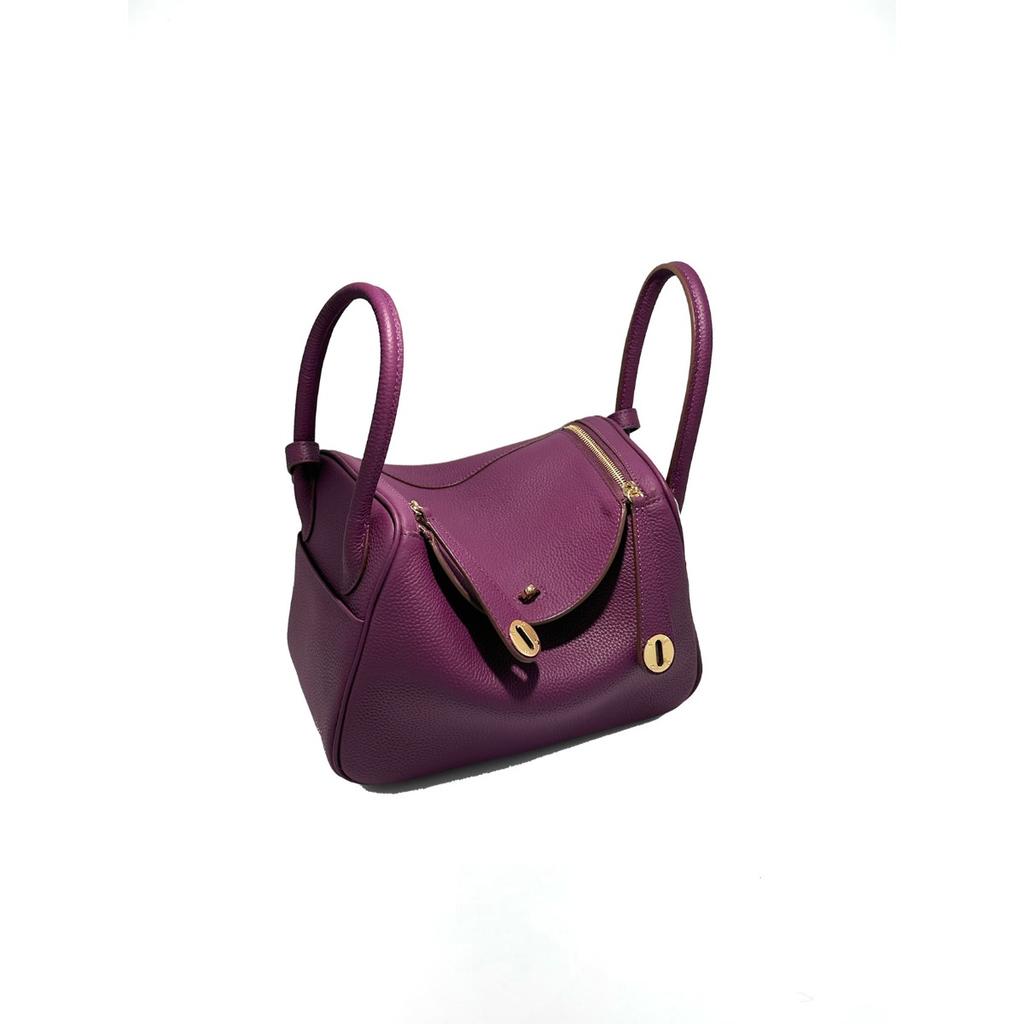 In Stock, One Piece Will Be Sent On Behalf of the First Layer of Cowhide TOGO Leather Lindy Bag, Doctor Bag, Genuine Leather Shoulder Portable