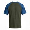 Women’s Casual Lightweight Knit Raglan Sleeve Crew Neck Top Plus Size Loose Fit Retro Style Shirt