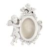 Victorian Resin Angel Figurine Photo Frame European Carving Picture Frame With Stand & Hook Artistic Photography Display