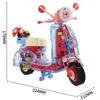 DIY Cute Lighting Machinery Little Sheep Electric Vehicle Motorcycle Retro Building Blocks Classic Model Bricks Sets Toys