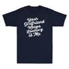 Your Girlfriend Keeps Looking At Me Funny Sarcastic Gifts Vintage Unisex's T-Shirt