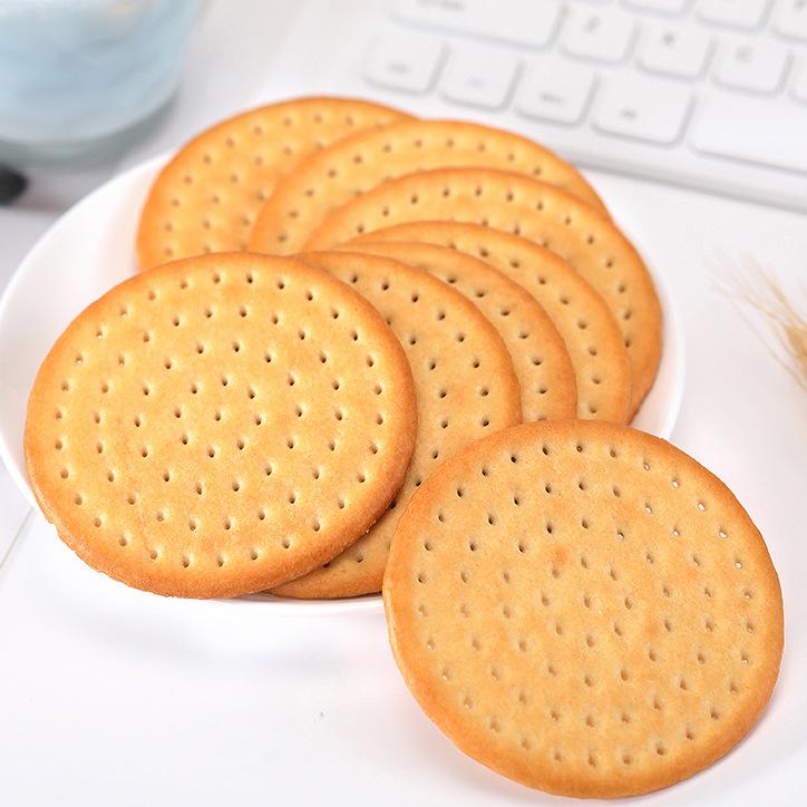 Grassland Fresh Milk Large Crispy Biscuit Cookies - 400g Box, Childhood Breakfast Snack.