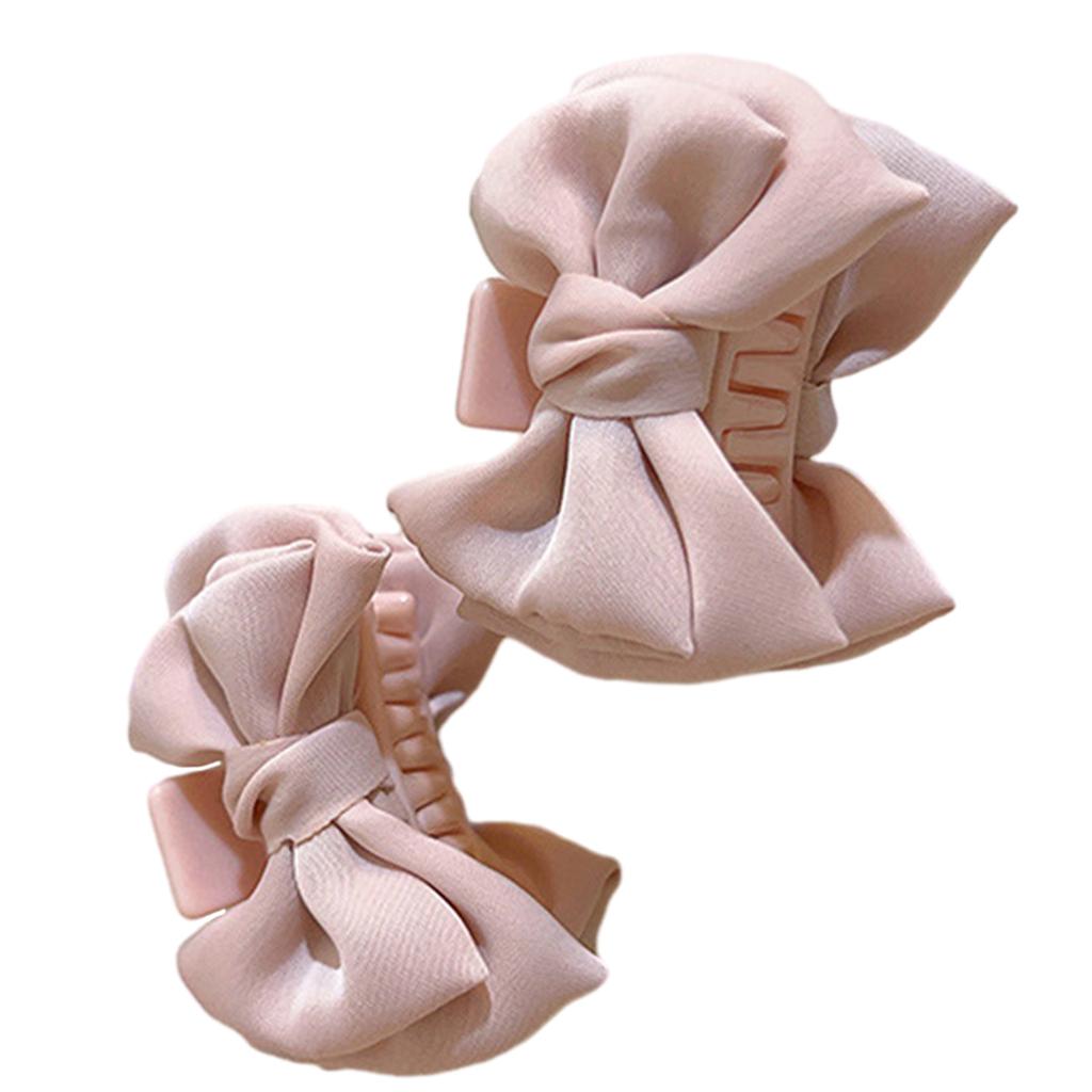 Balletcore Bow Preepy 2000s Claw Side Clip Hair Clip Princess Sweet GirlsBangs Bow Style Claw Bow Multicolored