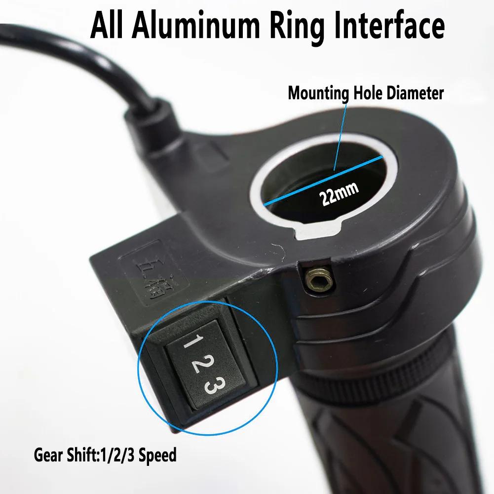 High Medium Low Speed Twist Throttle Handlebar for E-Bike Electric Scooter Accessories Forward Reverse Cruise Replacement Parts