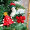 Christmas Tree Decoration 2025 Felt Christmas Tree Pendant Xmas Stockings Santa Claus Snowflakes For Home Natal Decor