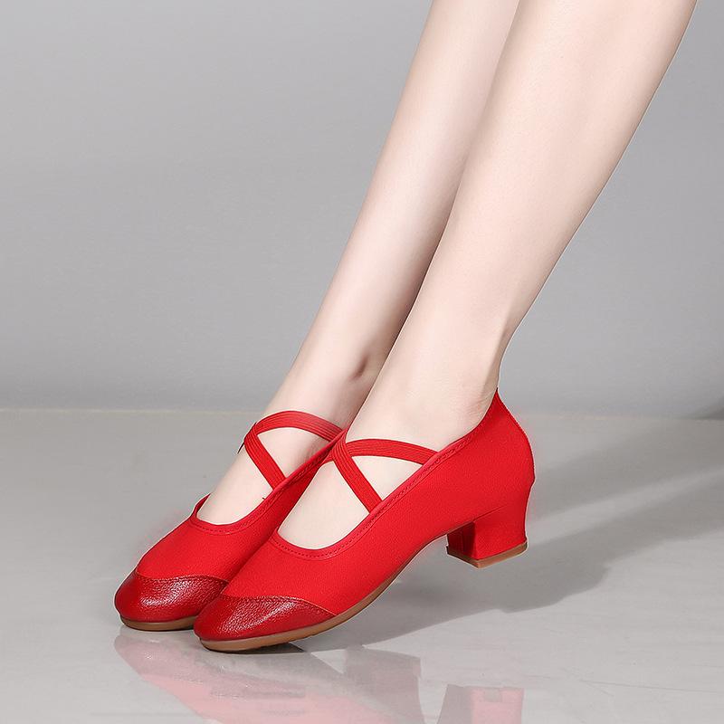 Shoes Ladies Latin Jazz Dancing Shoes Women Salsa Dance Shoe Soft Sole Heels Adult Ballroom Tango Casual Shoe Female Sneakers