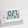 Large Screen Digital Alarm Clock with LCD Display Backlight Temperature Battery Operated for Students and Professional