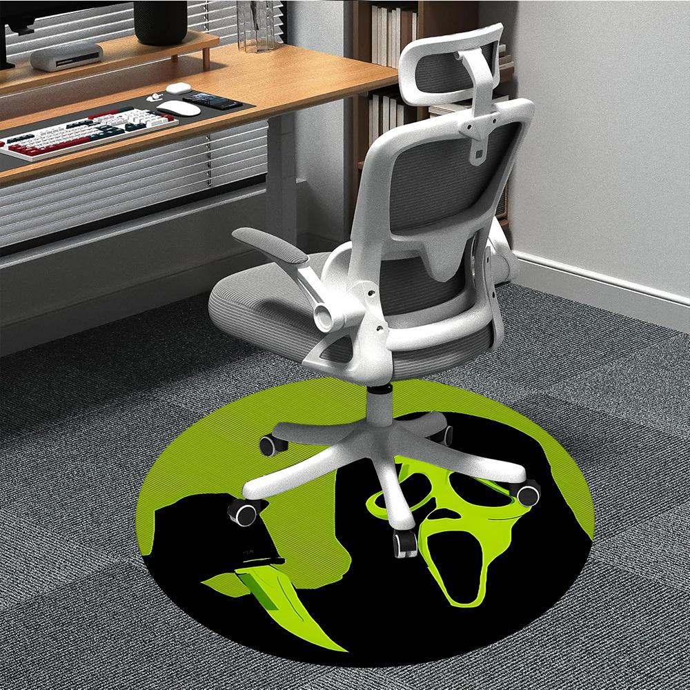 

1pc ScreamChair Carpet for Office, Non-slip, Soft and Durable Office Rug for Interior Decoration, Perfect for Office yy250925188 80cm by 80cm