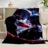 1PC Tokyo anime Artwork Flannel Blanket Gift, Suitable for Both Men And Women, Soft Ideal for Beds And Sofa, Birthday Or Christmas Gift