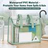1/2/3PCS Waterproof Clear PVC Tote Bag Mesh Handbag Multi-function Exam Storage Bag Office Document Bag Daily Shopping Cosmetic Bags