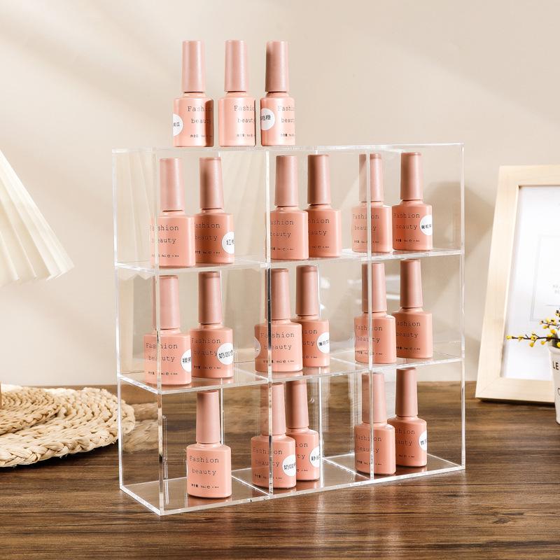 Lippenstift Aufbewahrungs- & Präsentationsbox - Transparenter Acryl-Organizer für Make-up, Spielzeug, Snacks & Schreibtischartikel