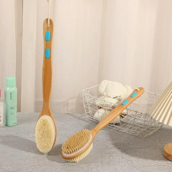 Cross-Border Bristle Massage Bath Brush - Handheld Round Body Brush