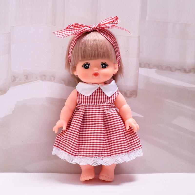 25cm Milu Tang Dynasty Doll Clothing Set - Changeable Top and Overalls