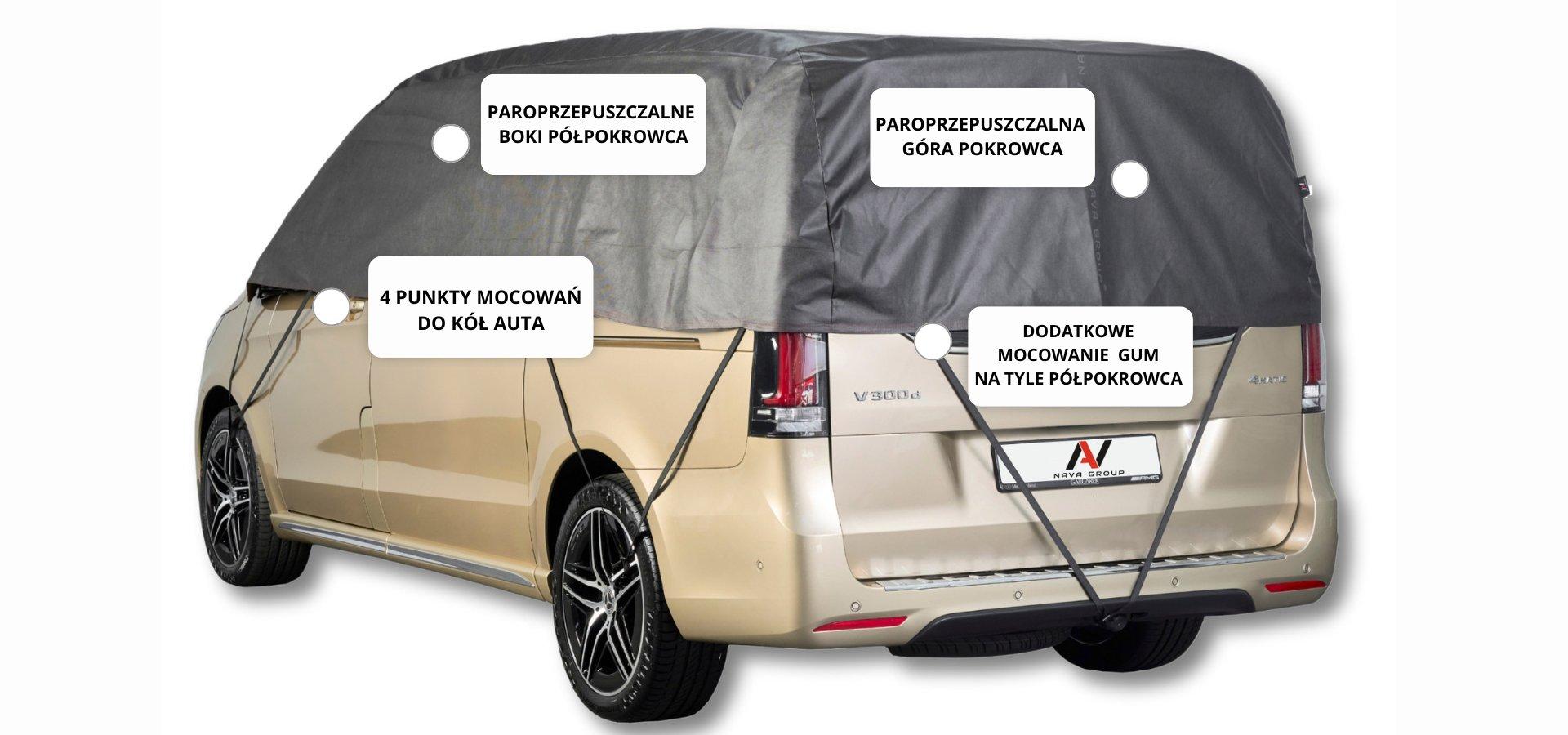 Pusapvalka pārklājs vanam l 420 auto