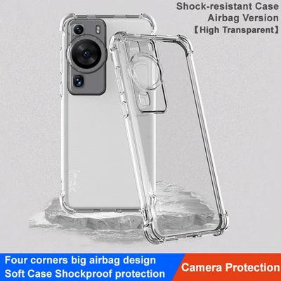 IMAK Handyhülle für Huawei P60 Pro/P60 Stoßfest Airbag Klar TPU Handyhülle Abdeckung