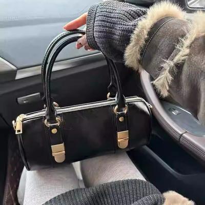 Borsa a cuscino portatile retrò monospalla a tracolla nicchia texture personalizzata moda borsa da donna