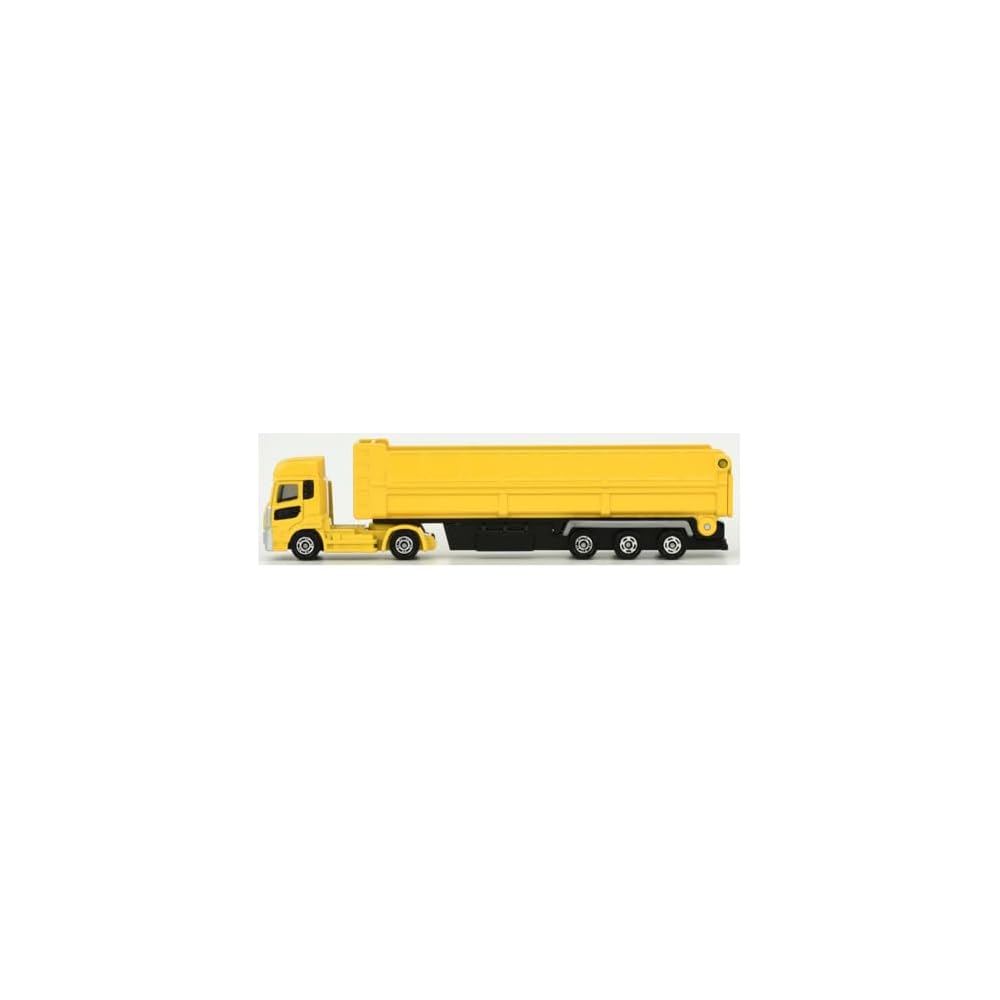 Takara Tomy Tomica Long Type No.147 UD Trucks Quon Trailer Dump Miniature Toy Car for Ages 3 and Up