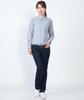 Seven Uniform GH7021-7 Gray Medium Long Sleeve Stand Collar Shirt with Oxford Closure, Restaurant Uniform