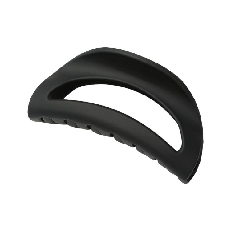 

Stylish Silicone Claw Hair Clip Large Capacity Holds Voluminous Locks Seamless Blending With Different Types чорний