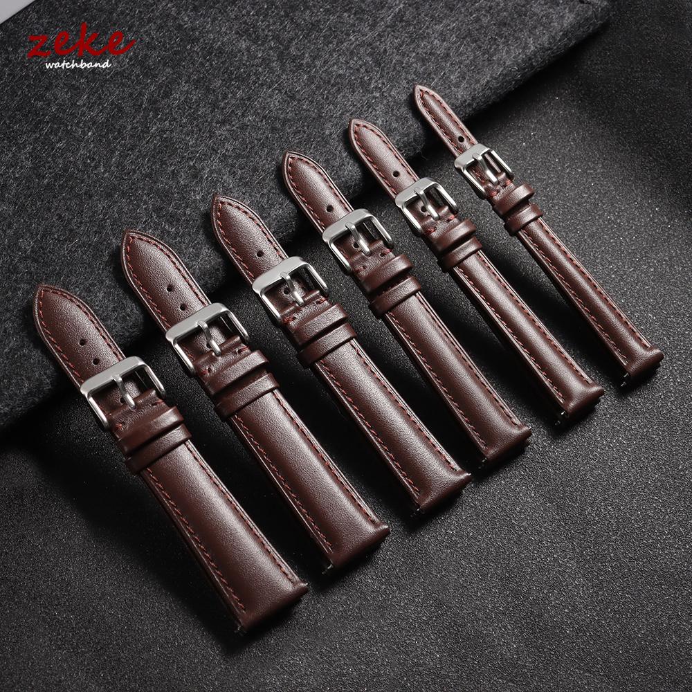 Genuine Calfskin Leather Watch Strap Pin Buckle Quick Release Business Watchband 12mm 14mm 16mm 18mm 20mm 22mm Wristwatch Band