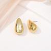 Fashion Geometric Stud Earrings Light Luxury Earrings Niche Design Gold Stud Earrings Premium Earrings
