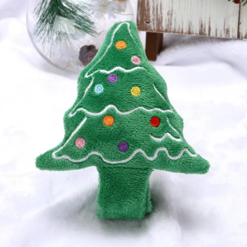 1Pcs Christmas Decoration Santa Claus Deer Christmas Tree Cute Bracelet Plush Toys Xmas New Year Ornaments Children‘s Gifts