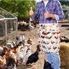 12 Deep Pockets Egg Apron, Chicken Egg Collecting Apron, Egg Holding Apron, Duck Goose Egg Gathering Apron for Housewife